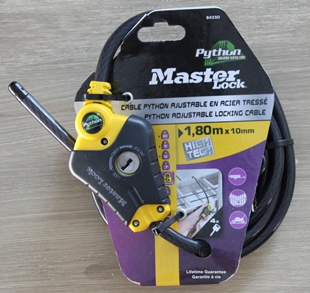 Câble Python Master Lock 8433 D Câble Python Master Lock 8433 D
